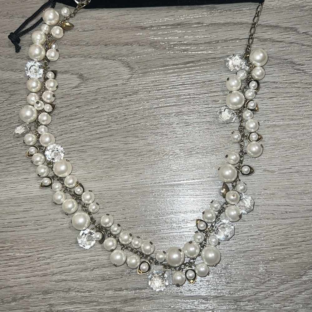 Chloe + Isabel pearl and crystal 32” necklace - Picture 5 of 6